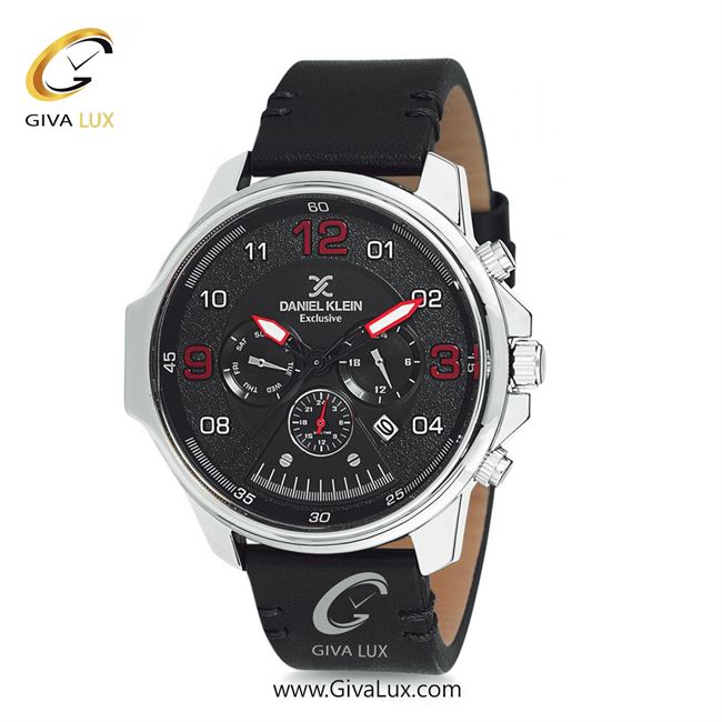 ساعت مچی اورجینال مردانه دنیل کلین سه موتوره فول تایم نقره ای | مشکی| مشکی| کد رفرنس DK12117-1