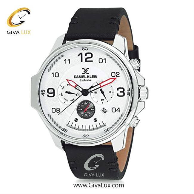 ساعت مچی اورجینال مردانه دنیل کلین سه موتوره فول تایم نقره ای | مشکی| نقره ای| کد رفرنس DK12117-3