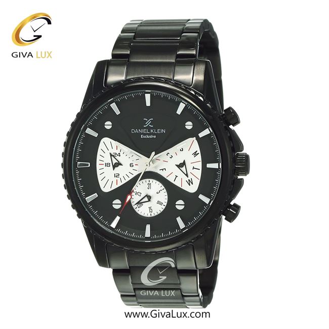 ساعت مچی اورجینال مردانه دنیل کلین سه موتوره فول تایم مشکی | مشکی| مشکی| کد رفرنس DK12123-5