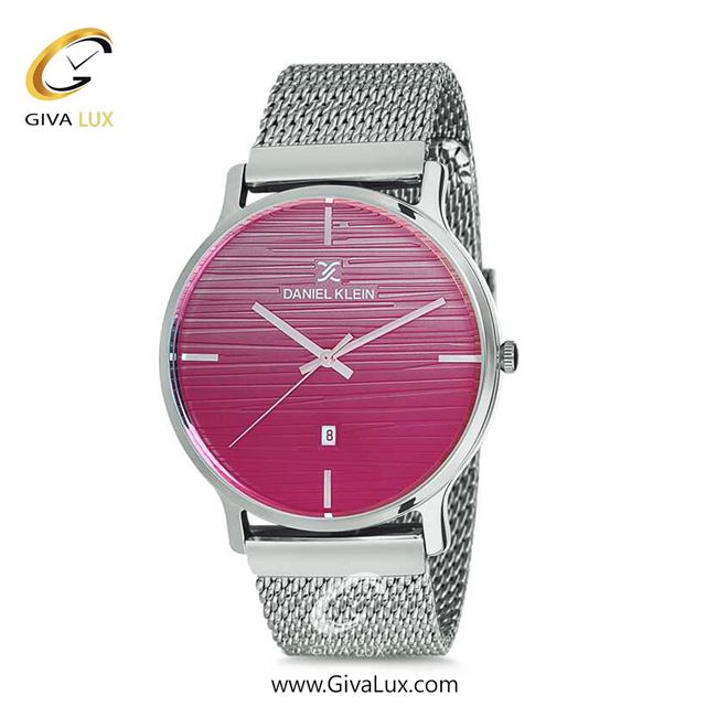 ساعت مچی اورجینال مردانه دنیل کلین نقره ای | نقره ای| صورتی| کد رفرنس DK12125-1