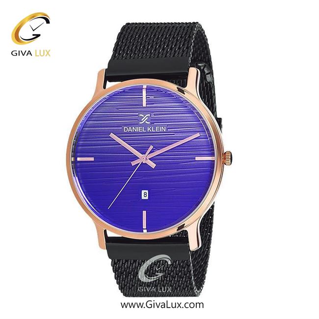 ساعت مچی اورجینال مردانه دنیل کلین رزگلد | مشکی| بنفش| کد رفرنس DK12125-5