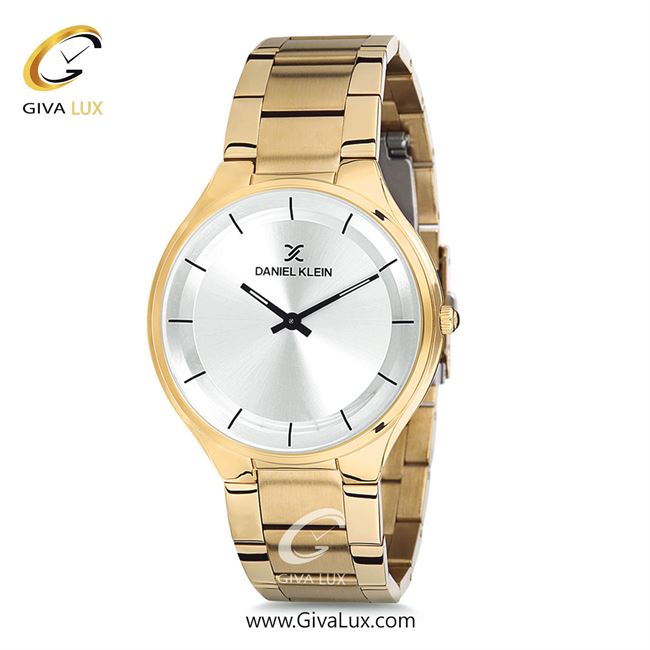ساعت مچی اورجینال مردانه دنیل کلین طلایی | طلایی| نقره ای| کد رفرنس DK12128-4
