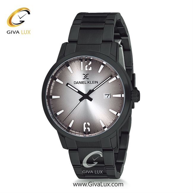 ساعت مچی اورجینال مردانه دنیل کلین مشکی | مشکی| دودی|تیتانیوم-نقره ای| کد رفرنس DK12129-3