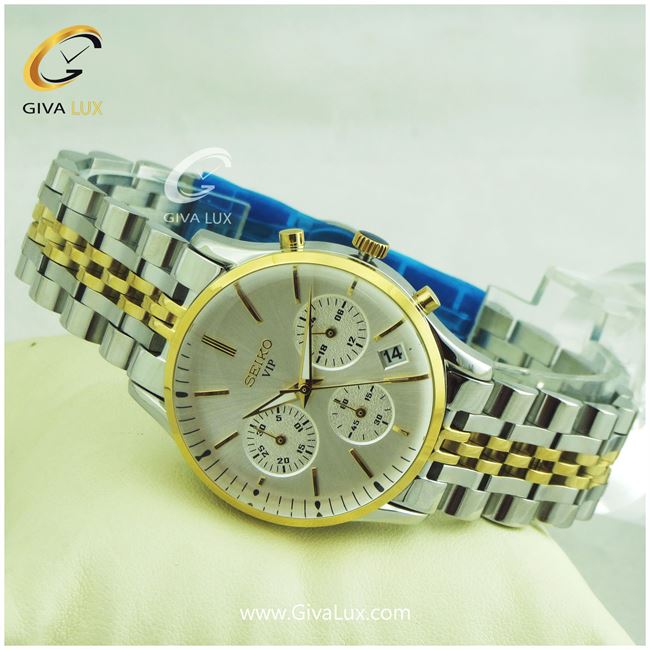 ساعت مچی زنانه سه موتوره کرنوگراف فول استیل 