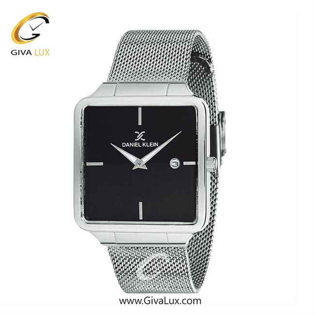 ساعت مچی اورجینال مردانه دنیل کلین نقره ای | نقره ای| مشکی| کد رفرنس DK12130-2