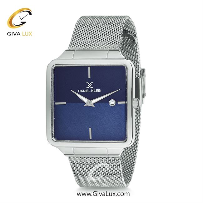 ساعت مچی اورجینال مردانه دنیل کلین نقره ای | نقره ای| سرمه ای| کد رفرنس DK12130-3