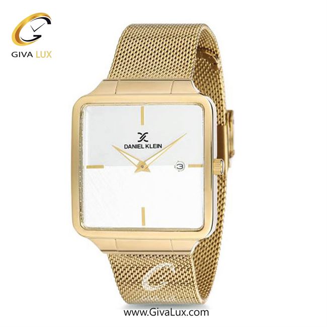 ساعت مچی اورجینال مردانه دنیل کلین طلایی | طلایی| نقره ای-سفید| کد رفرنس DK12130-4