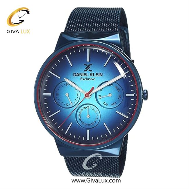 ساعت مچی اورجینال مردانه دنیل کلین سه موتوره فول تایم سرمه ای | سرمه ای| سرمه ای-آبی| کد رفرنس DK12132-5