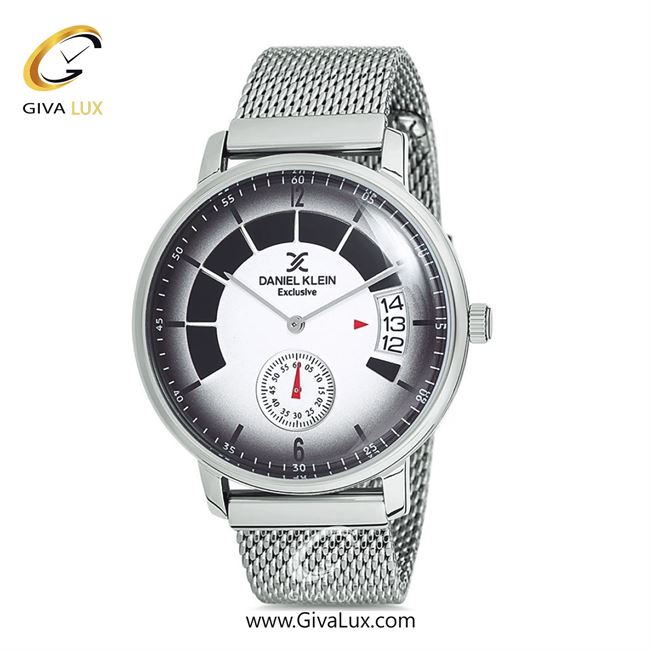 ساعت مچی اورجینال مردانه دنیل کلین دو موتوره زیر ثانیه نقره ای | نقره ای| دودی|تیتانیوم-سفید| کد رفرنس DK12143-1