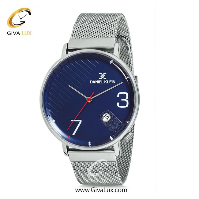 ساعت مچی اورجینال مردانه دنیل کلین نقره ای | نقره ای| سرمه ای| کد رفرنس DK12147-4