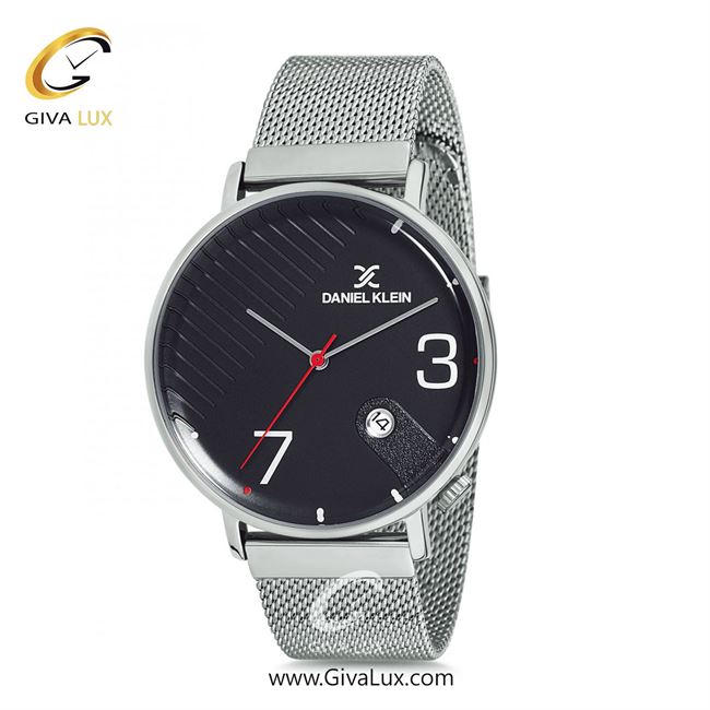 ساعت مچی اورجینال مردانه دنیل کلین نقره ای | نقره ای| مشکی| کد رفرنس DK12147-5