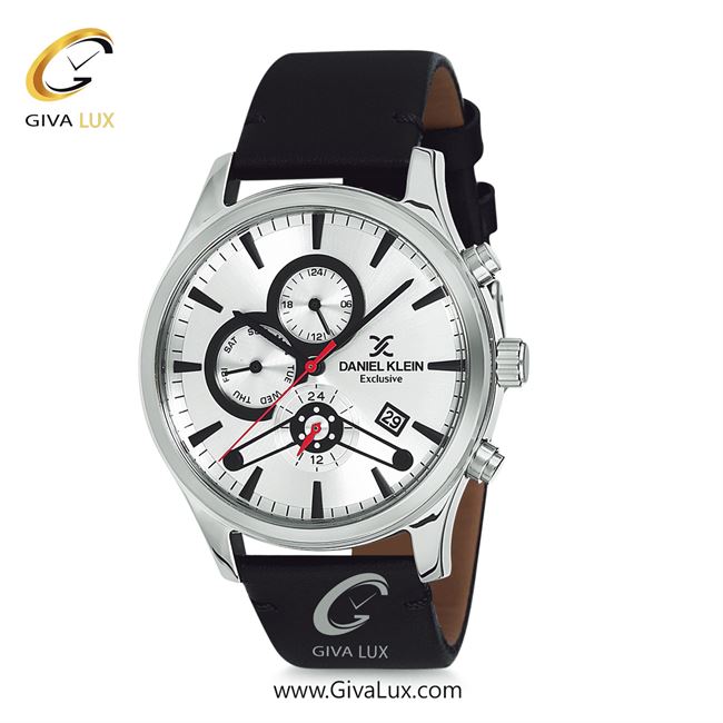 ساعت مچی اورجینال مردانه دنیل کلین سه موتوره فول تایم نقره ای | مشکی| نقره ای| کد رفرنس DK12156-1