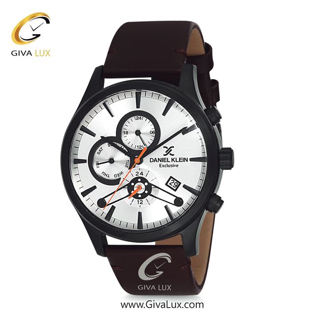 ساعت مچی اورجینال مردانه دنیل کلین سه موتوره فول تایم مشکی | قهوه ای| نقره ای| کد رفرنس DK12156-6