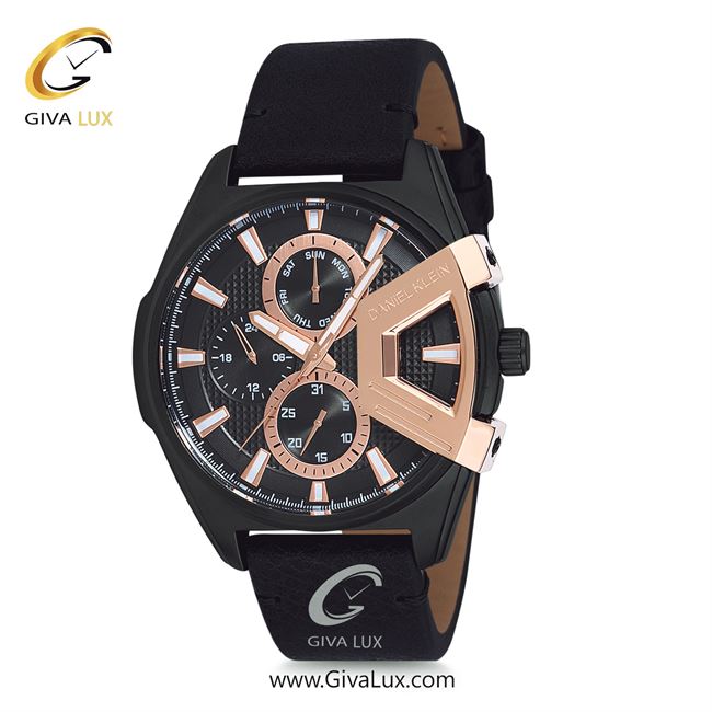 ساعت مچی اورجینال مردانه دنیل کلین سه موتوره فول تایم مشکی | مشکی| مشکی| کد رفرنس DK12158-3