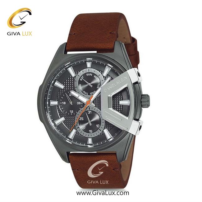 ساعت مچی اورجینال مردانه دنیل کلین سه موتوره فول تایم تیتانیوم | قهوه ای| دودی|تیتانیوم| کد رفرنس DK12158-5