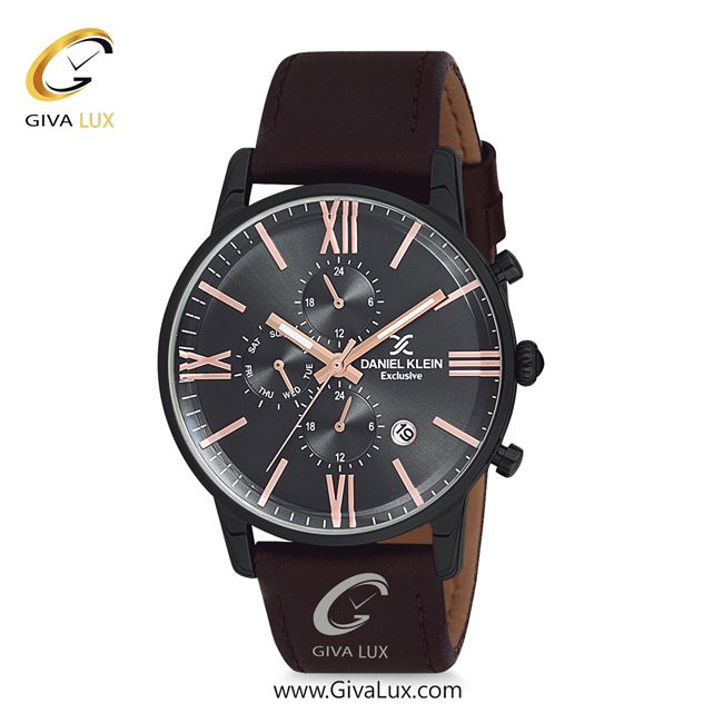 ساعت مچی اورجینال مردانه دنیل کلین سه موتوره فول تایم مشکی | مشکی| مشکی| کد رفرنس DK12160-6