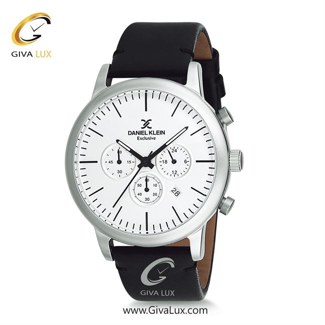 ساعت مچی اورجینال مردانه دنیل کلین سه موتوره کرنوگراف نقره ای | مشکی| سفید| کد رفرنس DK12162-2