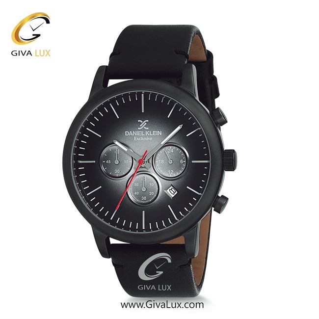 ساعت مچی اورجینال مردانه دنیل کلین سه موتوره کرنوگراف مشکی | مشکی| طوسی-مشکی| کد رفرنس DK12162-4