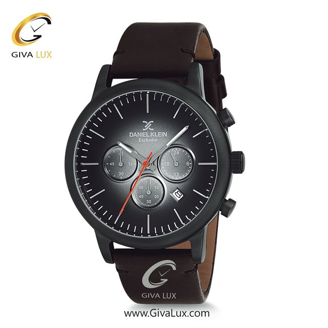 ساعت مچی اورجینال مردانه دنیل کلین سه موتوره کرنوگراف مشکی | قهوه ای| مشکی-طوسی| کد رفرنس DK12162-5