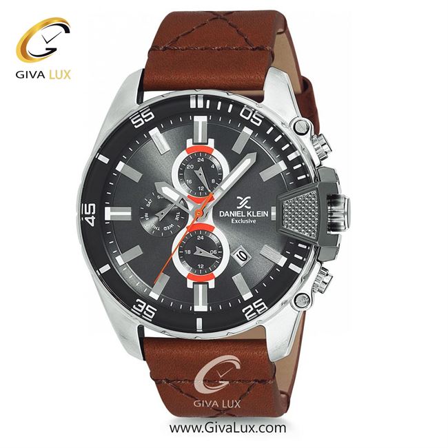 ساعت مچی اورجینال مردانه دنیل کلین سه موتوره فول تایم نقره ای | قهوه ای| مشکی| کد رفرنس DK12169-1