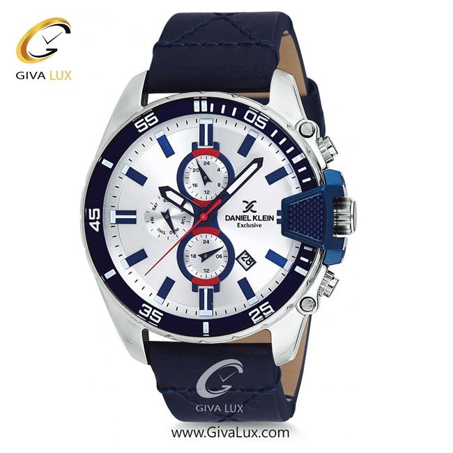 ساعت مچی اورجینال مردانه دنیل کلین سه موتوره فول تایم سرمه ای-نقره ای | سرمه ای| نقره ای| کد رفرنس DK12169-6