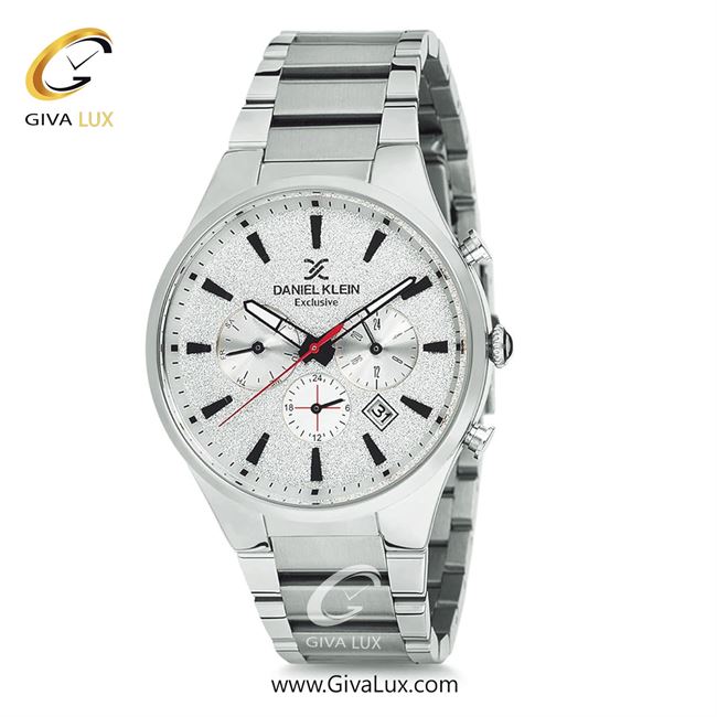 ساعت مچی اورجینال مردانه دنیل کلین سه موتوره فول تایم نقره ای | نقره ای| نقره ای| کد رفرنس DK12173-1
