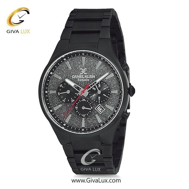 ساعت مچی اورجینال مردانه دنیل کلین سه موتوره فول تایم مشکی | مشکی| طوسی-مشکی| کد رفرنس DK12173-6