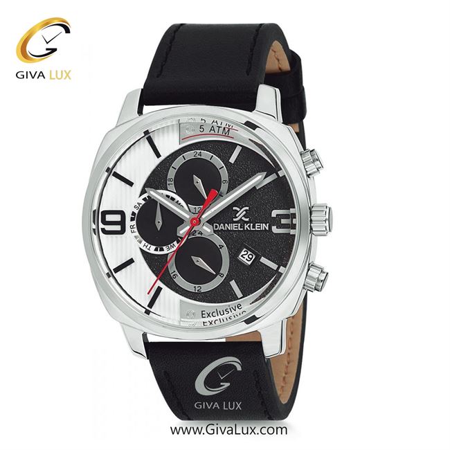 ساعت مچی اورجینال مردانه دنیل کلین سه موتوره فول تایم نقره ای | مشکی| مشکی| کد رفرنس DK12174-1