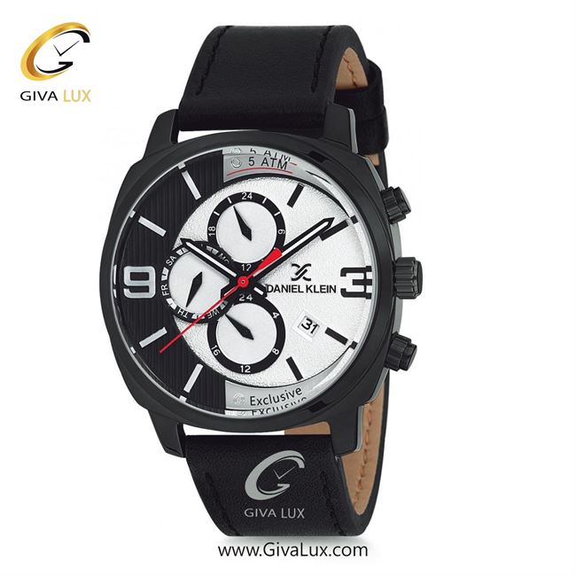 ساعت مچی اورجینال مردانه دنیل کلین سه موتوره فول تایم مشکی | مشکی| نقره ای| کد رفرنس DK12174-3