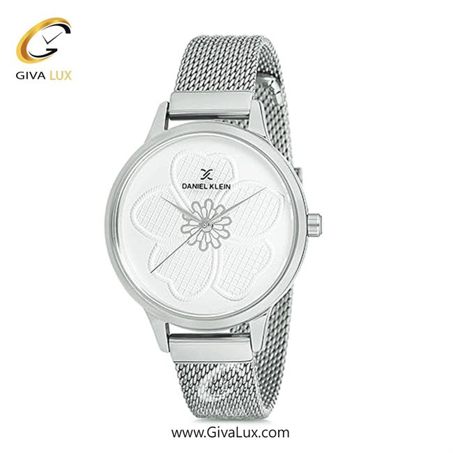 ساعت مچی اورجینال زنانه دنیل کلین نقره ای | نقره ای| گلدار/طرحدار-نقره ای| کد رفرنس DK12175-1