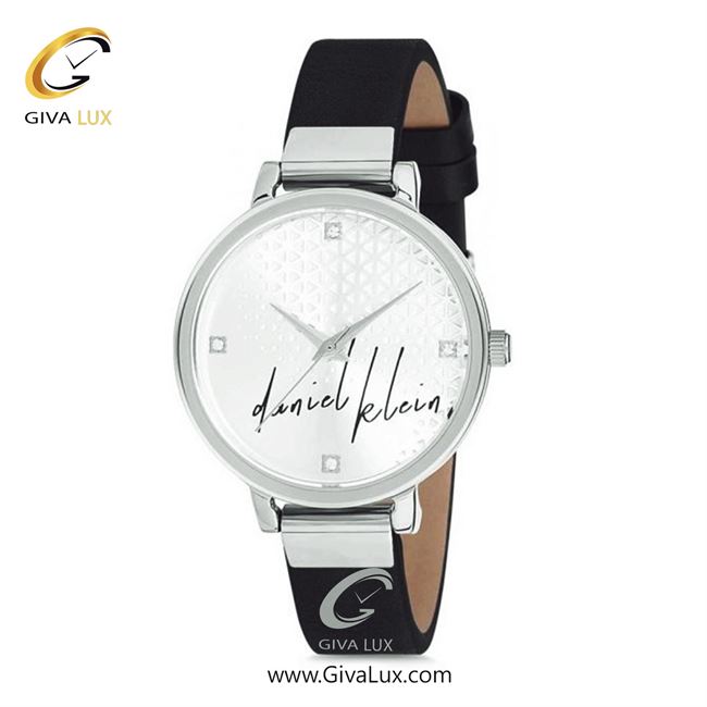 ساعت مچی اورجینال زنانه دنیل کلین نقره ای | مشکی| نقره ای-گلدار/طرحدار| کد رفرنس DK12181-1