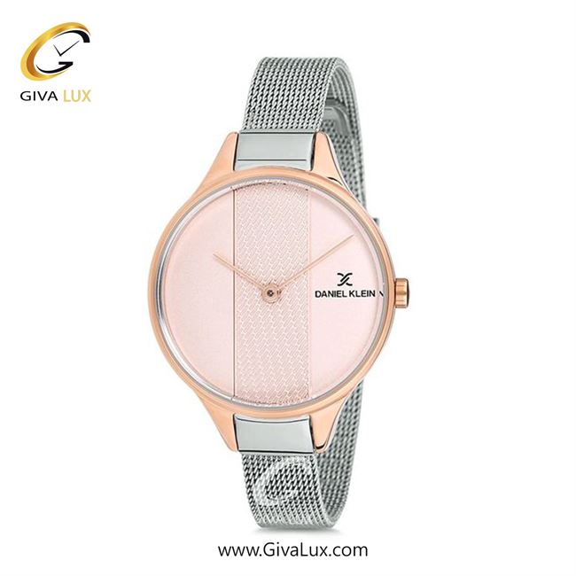 ساعت مچی اورجینال زنانه دنیل کلین رزگلد | نقره ای| صورتی| کد رفرنس DK12182-4