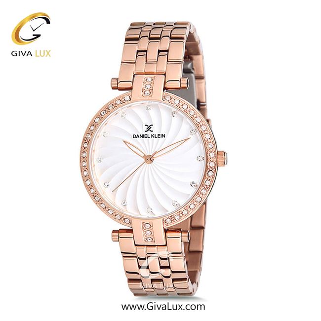 ساعت مچی اورجینال زنانه دنیل کلین رزگلد | رزگلد| سفید| کد رفرنس DK12183-2