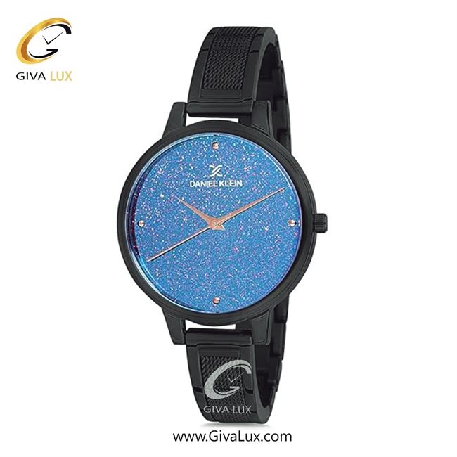 ساعت مچی اورجینال زنانه دنیل کلین مشکی | مشکی| آبی| کد رفرنس DK12186-6