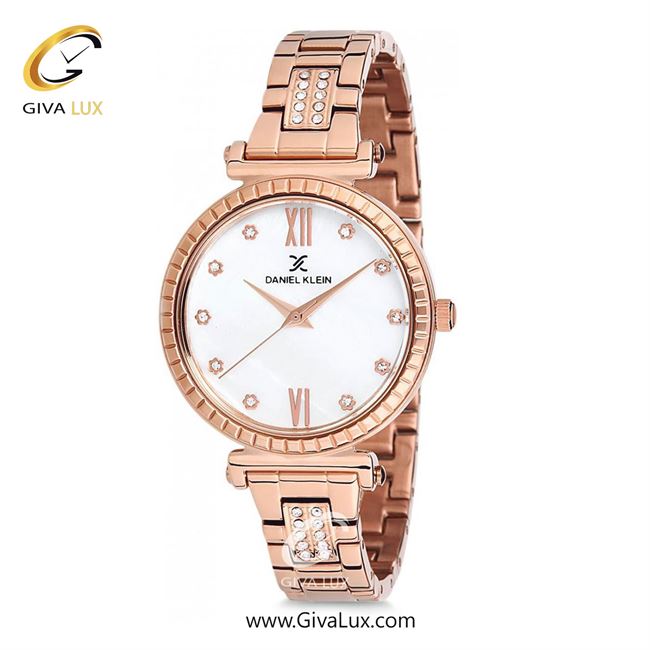 ساعت مچی اورجینال زنانه دنیل کلین رزگلد | رزگلد| سفید| کد رفرنس DK12189-2