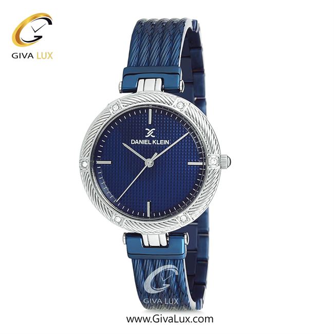 ساعت مچی اورجینال زنانه دنیل کلین نقره ای | سرمه ای| سرمه ای| کد رفرنس DK12193-2