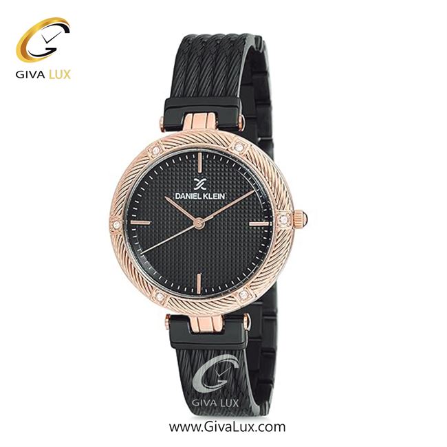 ساعت مچی اورجینال زنانه دنیل کلین رزگلد | مشکی| مشکی| کد رفرنس DK12193-3