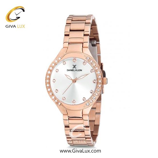 ساعت مچی اورجینال زنانه دنیل کلین رزگلد | رزگلد| نقره ای| کد رفرنس DK12195-2