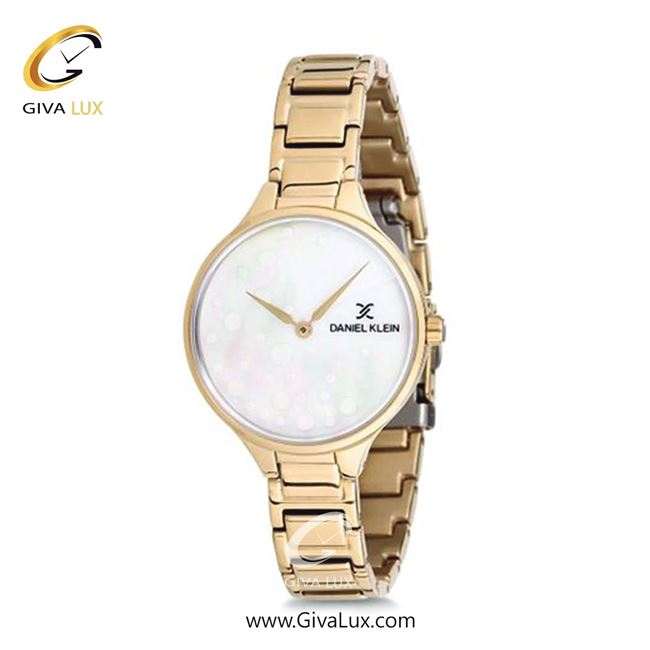 ساعت مچی اورجینال زنانه دنیل کلین طلایی | طلایی| هفت رنگ| کد رفرنس DK12196-4