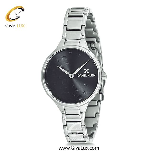 ساعت مچی اورجینال زنانه دنیل کلین نقره ای | نقره ای| مشکی| کد رفرنس DK12196-6