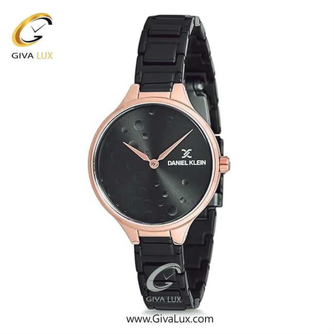 ساعت مچی اورجینال زنانه دنیل کلین رزگلد | مشکی| مشکی| کد رفرنس DK12196-7