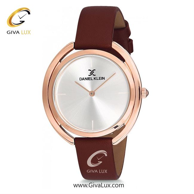 ساعت مچی اورجینال زنانه دنیل کلین رزگلد | قهوه ای| نقره ای| کد رفرنس DK12197-4