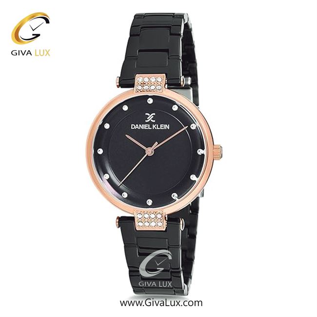 ساعت مچی اورجینال زنانه دنیل کلین رزگلد | مشکی| مشکی| کد رفرنس DK12198-6