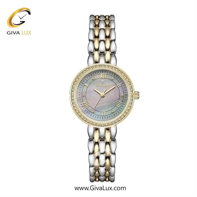 ساعت مچی اورجینال زنانه کلبرت COLBERT طلایی | نقره ای-طلایی| طوسی-هفت رنگ| کد رفرنس 0304L