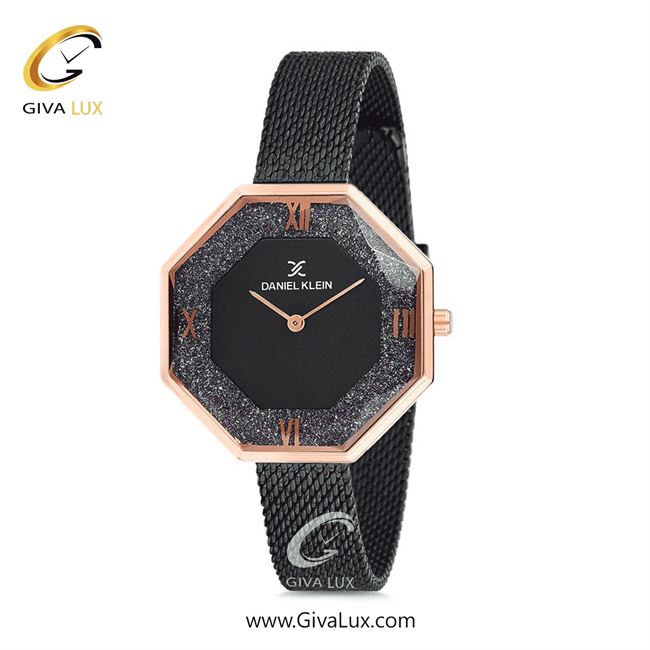 ساعت مچی اورجینال زنانه دنیل کلین رزگلد | مشکی| مشکی| کد رفرنس DK12200-5