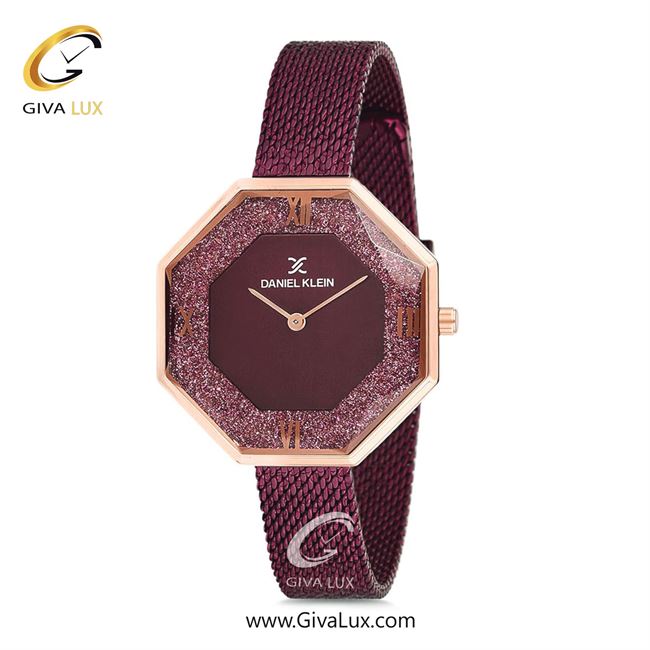 ساعت مچی اورجینال زنانه دنیل کلین رزگلد | زرشکی| زرشکی| کد رفرنس DK12200-6