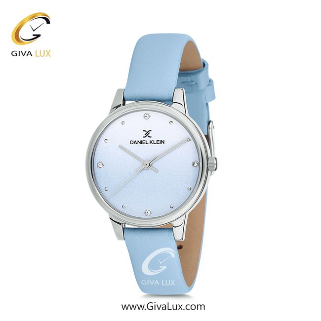 ساعت مچی اورجینال زنانه دنیل کلین نقره ای | آبی| آبی| کد رفرنس DK12201-6