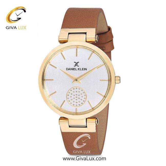 ساعت مچی اورجینال زنانه دنیل کلین طلایی | قهوه ای| نقره ای| کد رفرنس DK12202-5