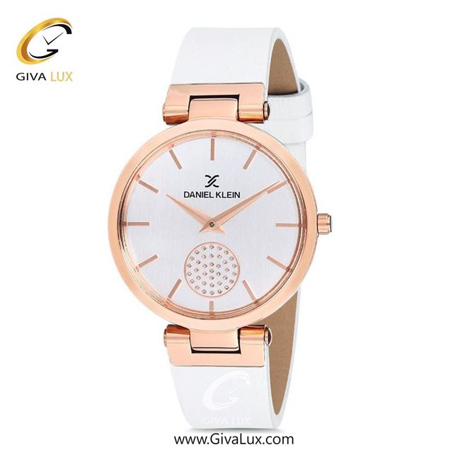 ساعت مچی اورجینال زنانه دنیل کلین رزگلد | سفید| نقره ای| کد رفرنس DK12202-6