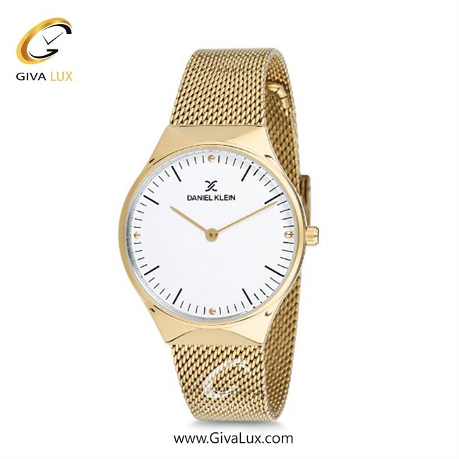 ساعت مچی اورجینال زنانه دنیل کلین طلایی | طلایی| سفید| کد رفرنس DK12203-1
